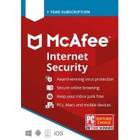 McAfee Internet Security 1 Device 1 Year Key